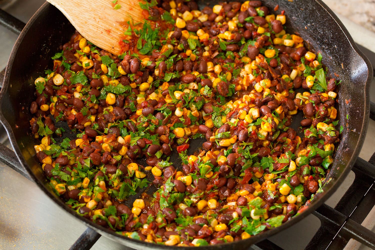 Chicken Taco Salad Mixed taco salad mixture.