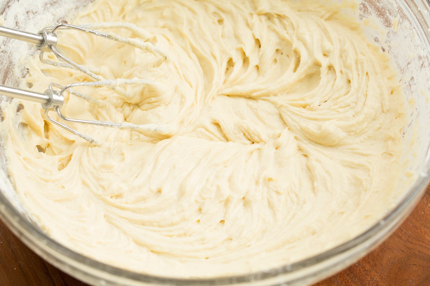 Tiramisu Cupcakes Finished vanilla cupcake batter.